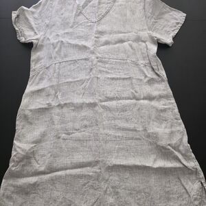 Flax Gray Striped Garment